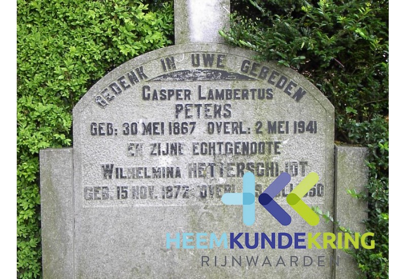 Grafstenen kerkhof Herwen Coll. HKR C.L.Peters en W. Hetterschijt (259)